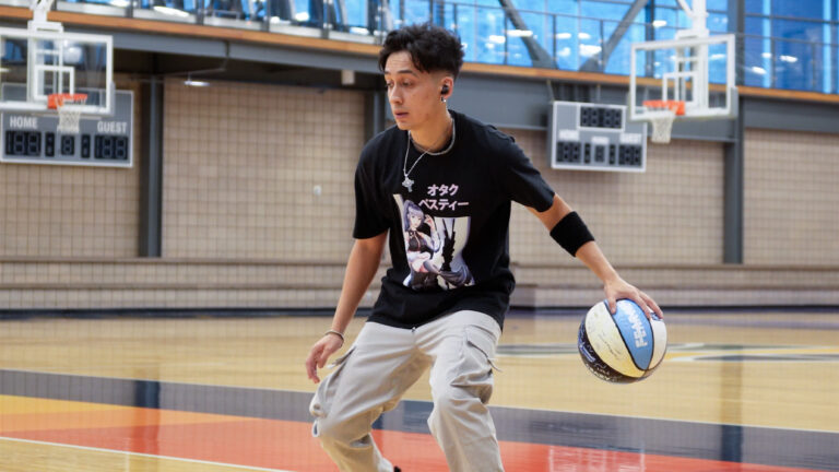 otaku bestie shirt basketball shot